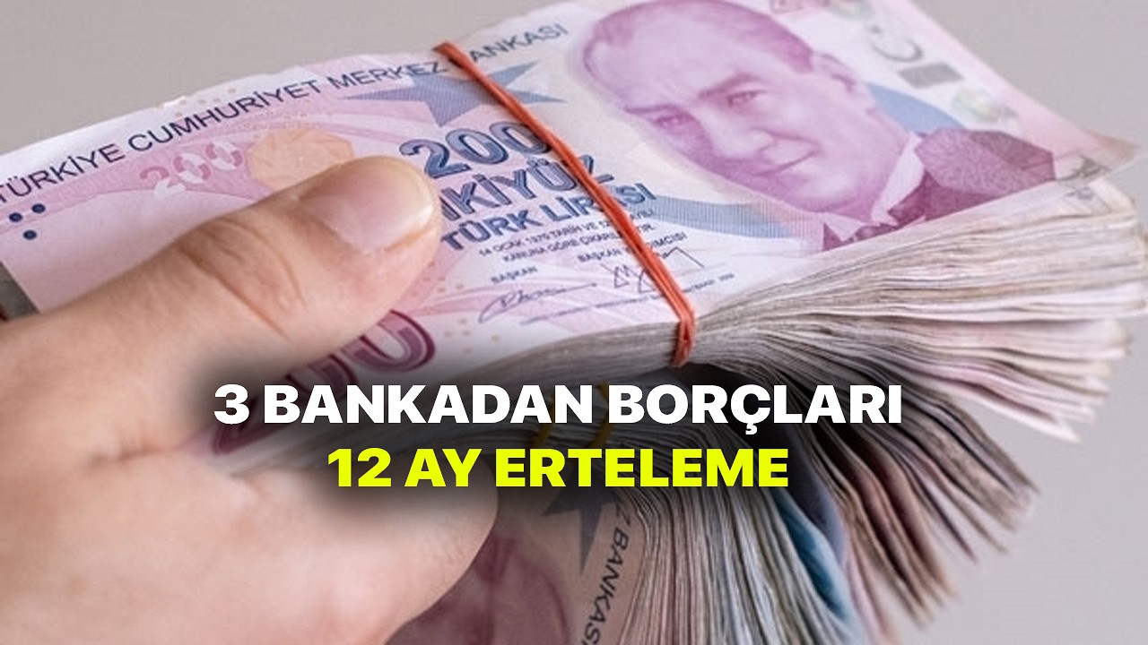 Akbank, Yapıkredi ve Garanti’den kredi kartı borçlarına 12 ay erteleme